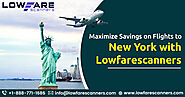 Book Low-Cost Flights to New York at Lowfarescanners