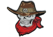 Cowboy skull small patch