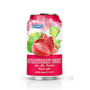 330ml ACM Brand Strawberry Juice Canned NFC - ACM Beverage Supplier