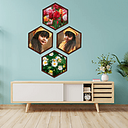 Custom Hexagon 4 Panel Canvas Prints for Wall Decor – Canvas Campaign