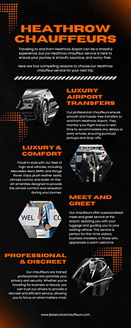 Heathrow Chauffeurs - Infographic By JK Executive Chauffeurs