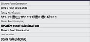 Disney Font Generator | 🍧 𝒞ℴ𝓅𝓎 𝒶𝓃𝒹 𝒫𝒶𝓈𝓉ℯ ℱℴ𝓃𝓉 🍩