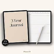 3 Year Journal - See your Progress over Years