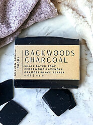 Backwoods Charcoal Soap Bar | Golden Arrow Goods | Mission Refill