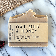 OAT MILK AND HONEY SOAP BAR | Golden Arrow Goods | Mission Refill
