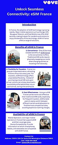 Unlock the Power of eSIM France: Simplify Your Mobile Experience