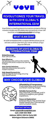 Explore Over 130 Countries with Voye Global's International eSIM