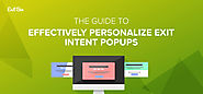 The Guide To Effectively Personalize Exit Intent Popups - Exit Bee Blog