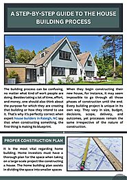 A Step-by-Step Guide to the House Building Process