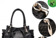 Women Black Leather Handbags CW300201 - m.cwmalls.com