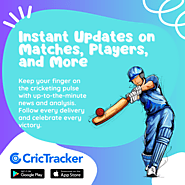CricTracker- Instant Updates on Matches, Players, and More