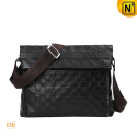 Mens Brown Leather Messenger Bags CW980033 - cwmalls.com