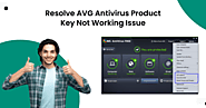 Resolve AVG Antivirus Product Key Not Working Issue