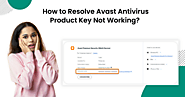 How to Resolve Avast Antivirus Product Key Not Working?