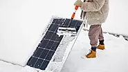 Solar Panel Snow Removal: Tips for Homeowners