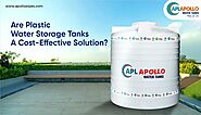 Are Plastic Water Storage Tanks a Cost-Effective Solution