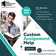 Online Custom Assignment Help