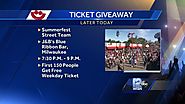 Summerfest crews out giving away more than tickets...
