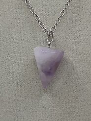 Amethyst Faceted Pendulum Necklace | The Healing Room Muskoka