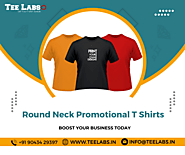 Round Neck Promotional T Shirts | Tee Labs