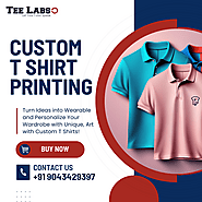 T-Shirts Customized in Chennai | Print & Embroider uniform | 50+ fabric shades