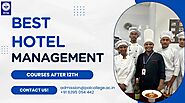 Best Hotel Management Courses After 12th
