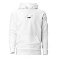 Stylish Bass Premium Hoodie - White | PRIMA DOMINATION