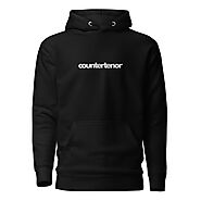 Countertenor Premium Black Hoodie – Stylish and Comfortable