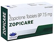 Zopicare 7.5mg (Zopiclone) | Uses, Dosage, Side Effects, Price, Composition