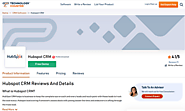 Hubspot CRM Reviews, Pricing, & Product Details