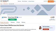 Kylas Sales CRM Reviews, Pricing, & Product Details