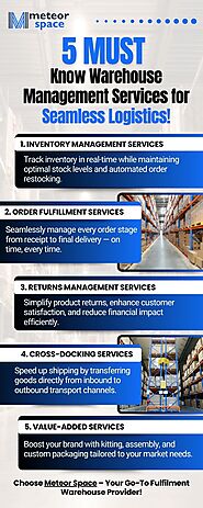 5 Must-Know Warehouse Management Services for Seamless Logistics!