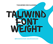 Tailwind CSS Font Weight