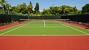 Tennis Court Flooring | Synthetic Outdoor Tennis Court - Elitecourt