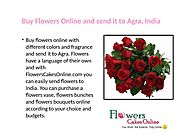 Buy Flowers Online and send it to Agra, India