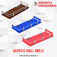 Multipurpose Acrylic Wall Shelf to Elevate Your Bathroom