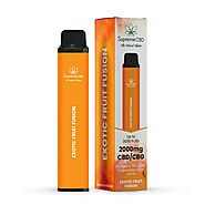 CBD Disposable Vape - Exotic Fruit Fusion (2000mg) – SupremeCBD