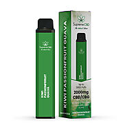 CBD Disposable Vape - Kiwi Passionfruit Guava (2000mg) – SupremeCBD