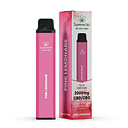 CBD Disposable Vape - Pink Lemonade (2000mg) – SupremeCBD