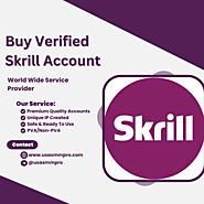 Buy Verified Skrill Account - USASMMPRO