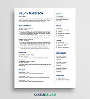 Google Docs Free Resume - Career Reload