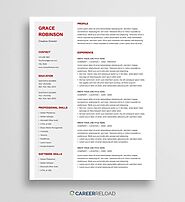 Free Google Resume Template for Google Docs