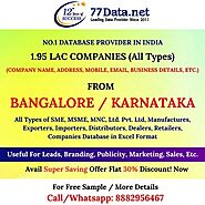 Database Provider in Karnataka | Download in Excel – B2B Database Provider Company