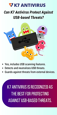 Can K7 antivirus protect against USB-based threats?