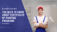 Everything You Need to Know About Certificate of Painting Programs in Sydney - ALLINFOHUB