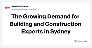 The Growing Demand for Building and Construction Experts in Sydney