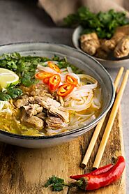 Khao Soi Gai (Curried Noodle Soup with Chicken)