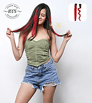 Colored Hair Extensions | Colored Hair Streaks | Get New Look with Colored Hair Extensions – HAIR YOU GO INDIA