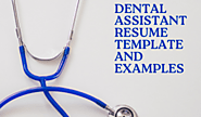 Dental Assistant Resume Template And Examples