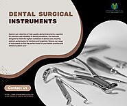 High-Quality Dental Instruments | Essential Tools for Precision Dentistry